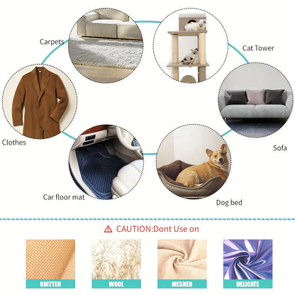Pet Hair Out of Carpets — Without Getting on Your Knees