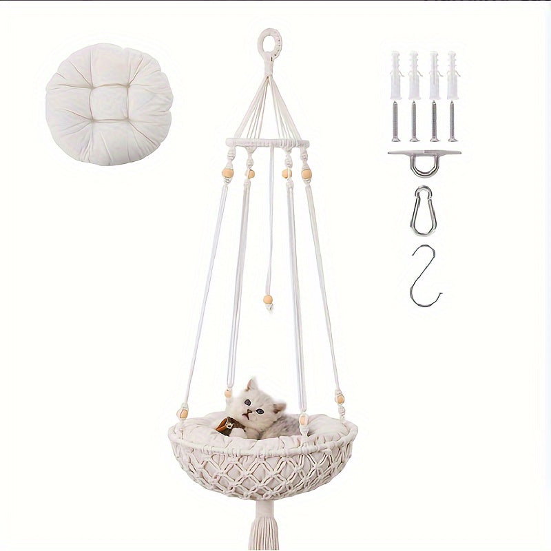 Boho Perch for the Discerning Cat