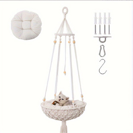 Boho Perch for the Discerning Cat