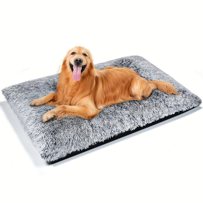 Plush Washable Dog Bed with Anti-Slip Base | Dogs & Cats