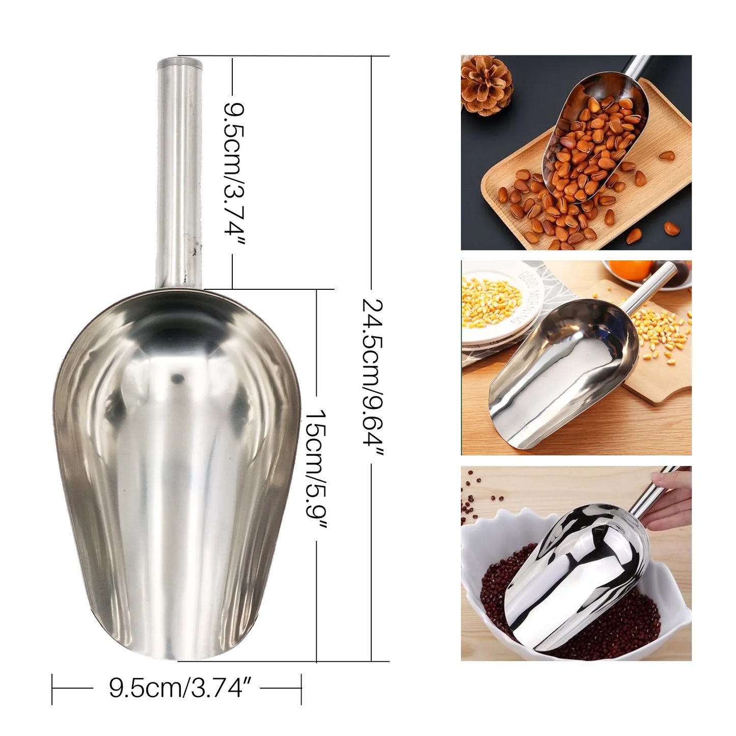 The Stainless Steel Pet Food Scoop