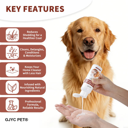 Professional Deshedding Shampoo for Dogs & Cats