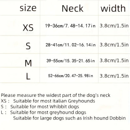 Martingale Dog Collar — Wide Soft Patterned Anti-Pull for Medium Dogs