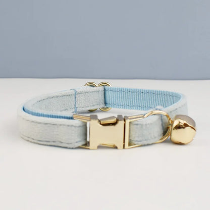 Personalized Bowknot Cat Collar with Bell & Engraved ID Tag