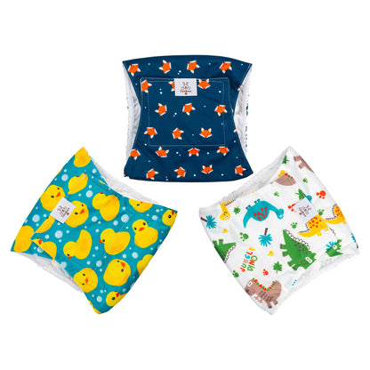 Reusable Male Dog Belly Bands — 3 Pack