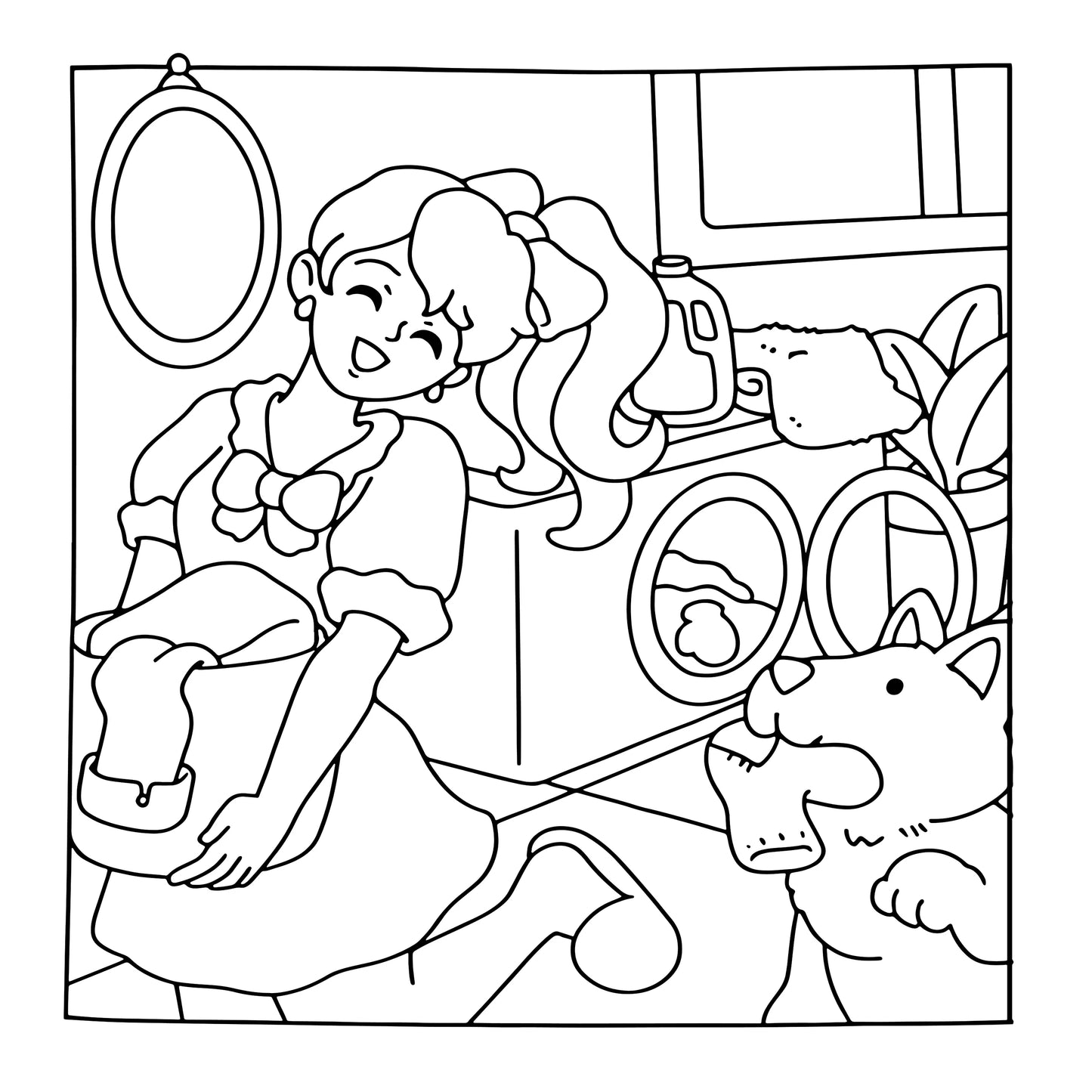 Dog Mom Coloring Book for Adults