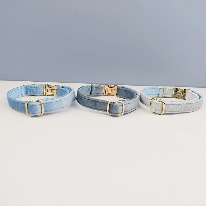 Personalized Bowknot Cat Collar with Bell & Engraved ID Tag
