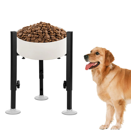 The Adjustable Elevated Stand for Large Dogs