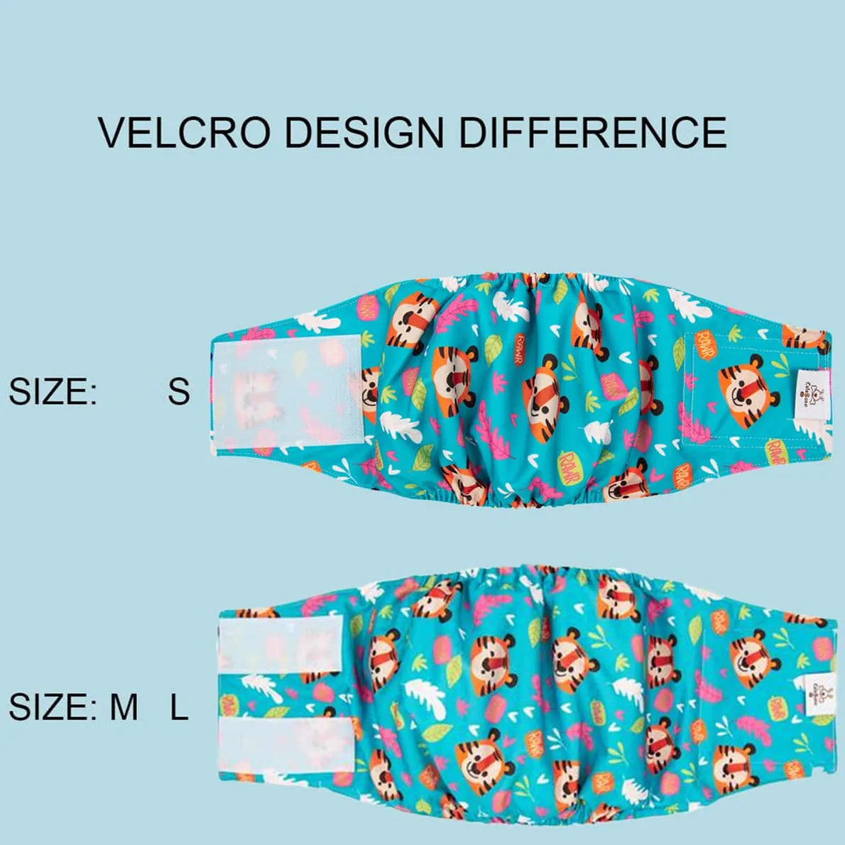 Reusable Male Dog Belly Bands — 3 Pack