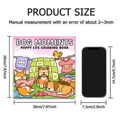 Dog Moments Coloring Book for Adults — Bold Patterns & Joyful Illustrations