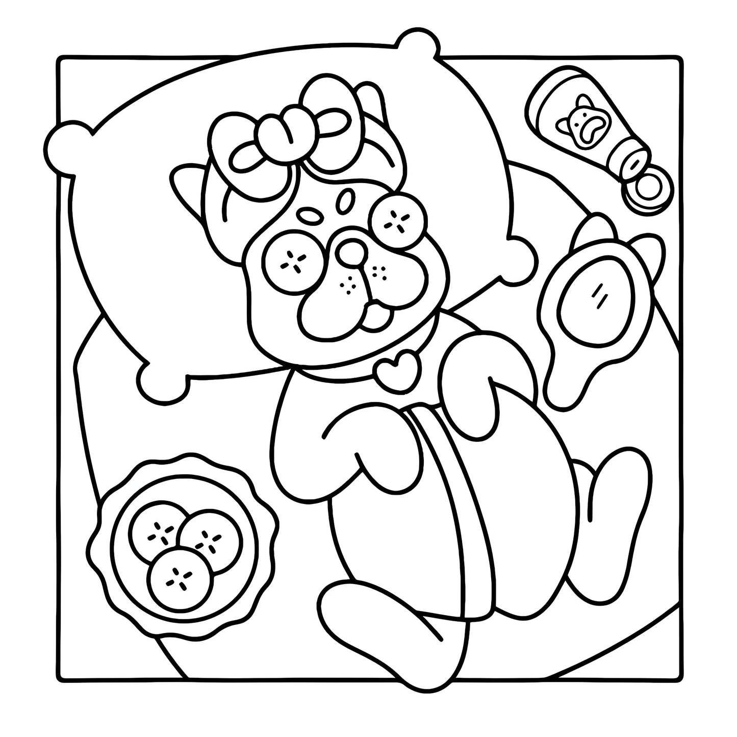 Dog Moments Coloring Book for Adults — Bold Patterns & Joyful Illustrations