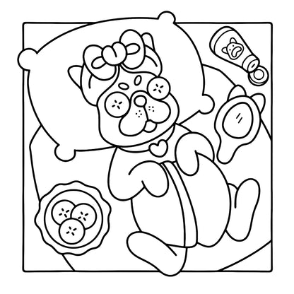 Dog Moments Coloring Book for Adults — Bold Patterns & Joyful Illustrations