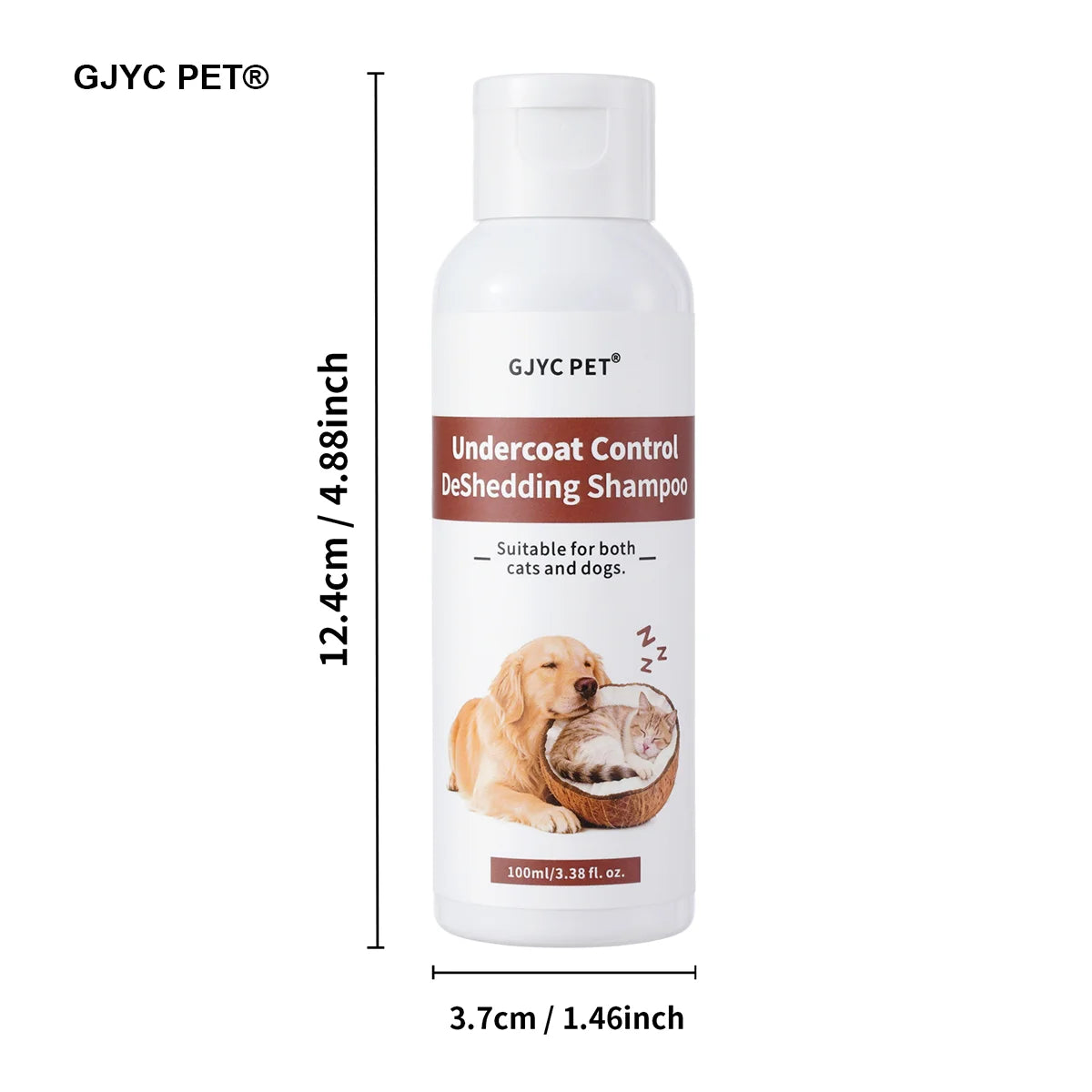 Professional Deshedding Shampoo for Dogs & Cats