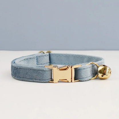Personalized Bowknot Cat Collar with Bell & Engraved ID Tag