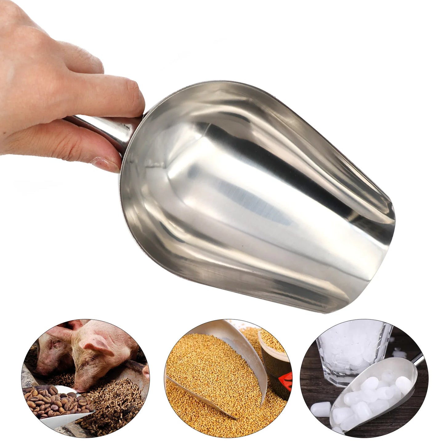 The Stainless Steel Pet Food Scoop