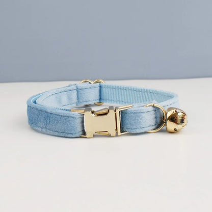 Personalized Bowknot Cat Collar with Bell & Engraved ID Tag