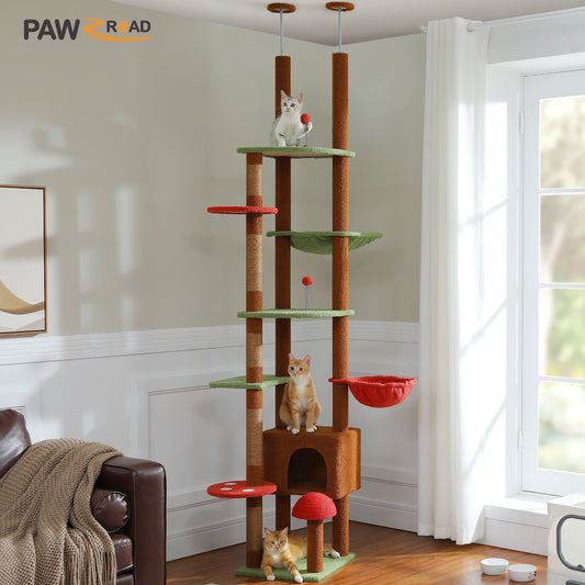 Floor-to-Ceiling Cat Tower — Cactus Design