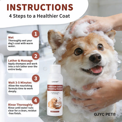 Professional Deshedding Shampoo for Dogs & Cats