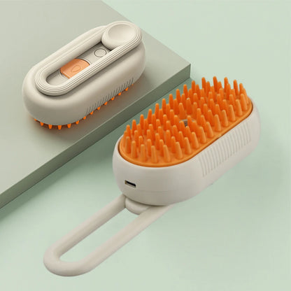 The 3-in-1 Steam Grooming Brush
