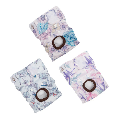 Reusable Female Dog Diapers — 3 Pack