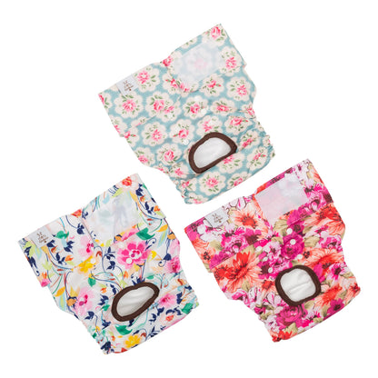 Reusable Female Dog Diapers — 3 Pack