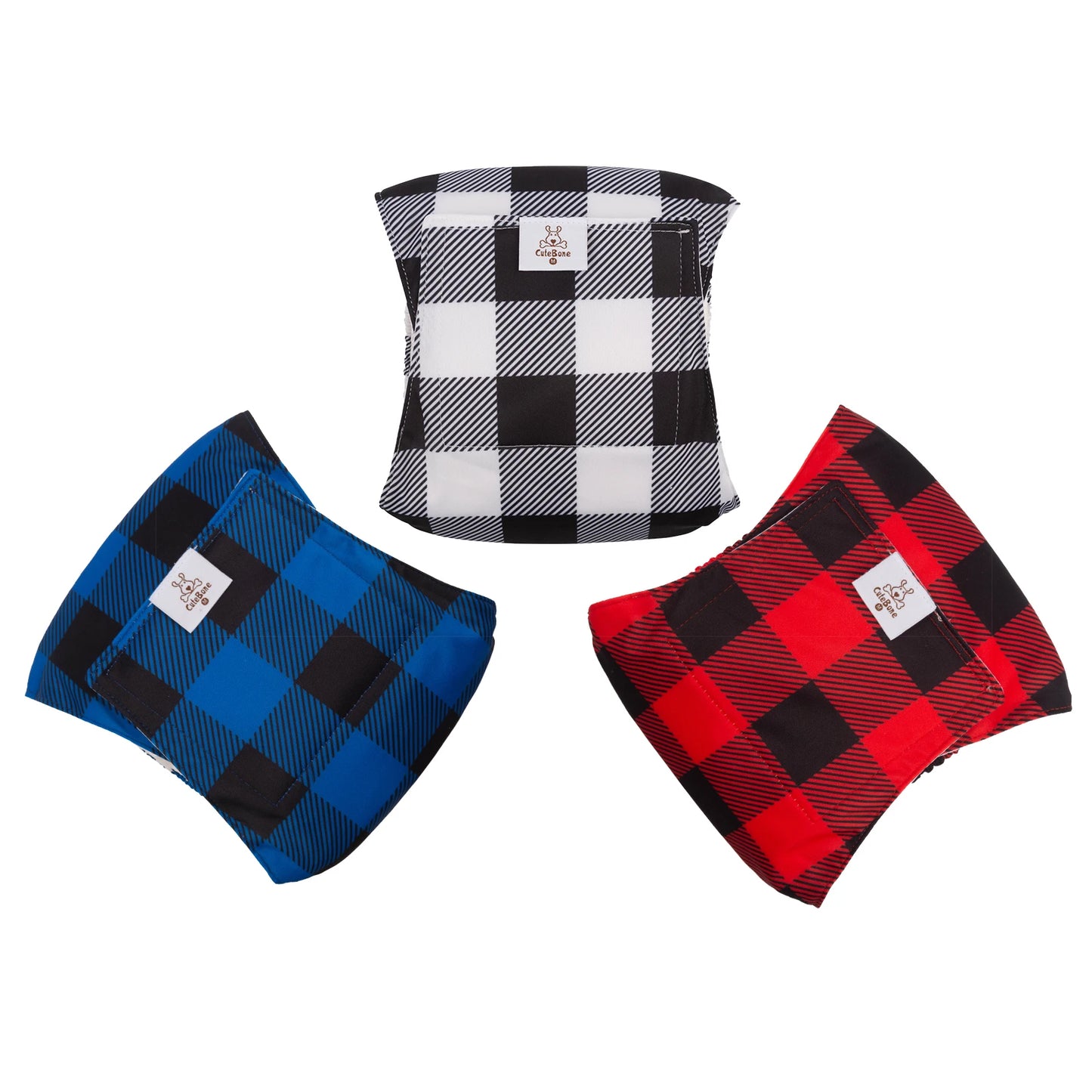 Reusable Male Dog Belly Bands — 3 Pack