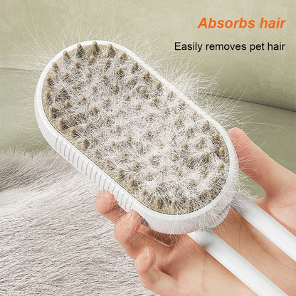 The 3-in-1 Steam Grooming Brush