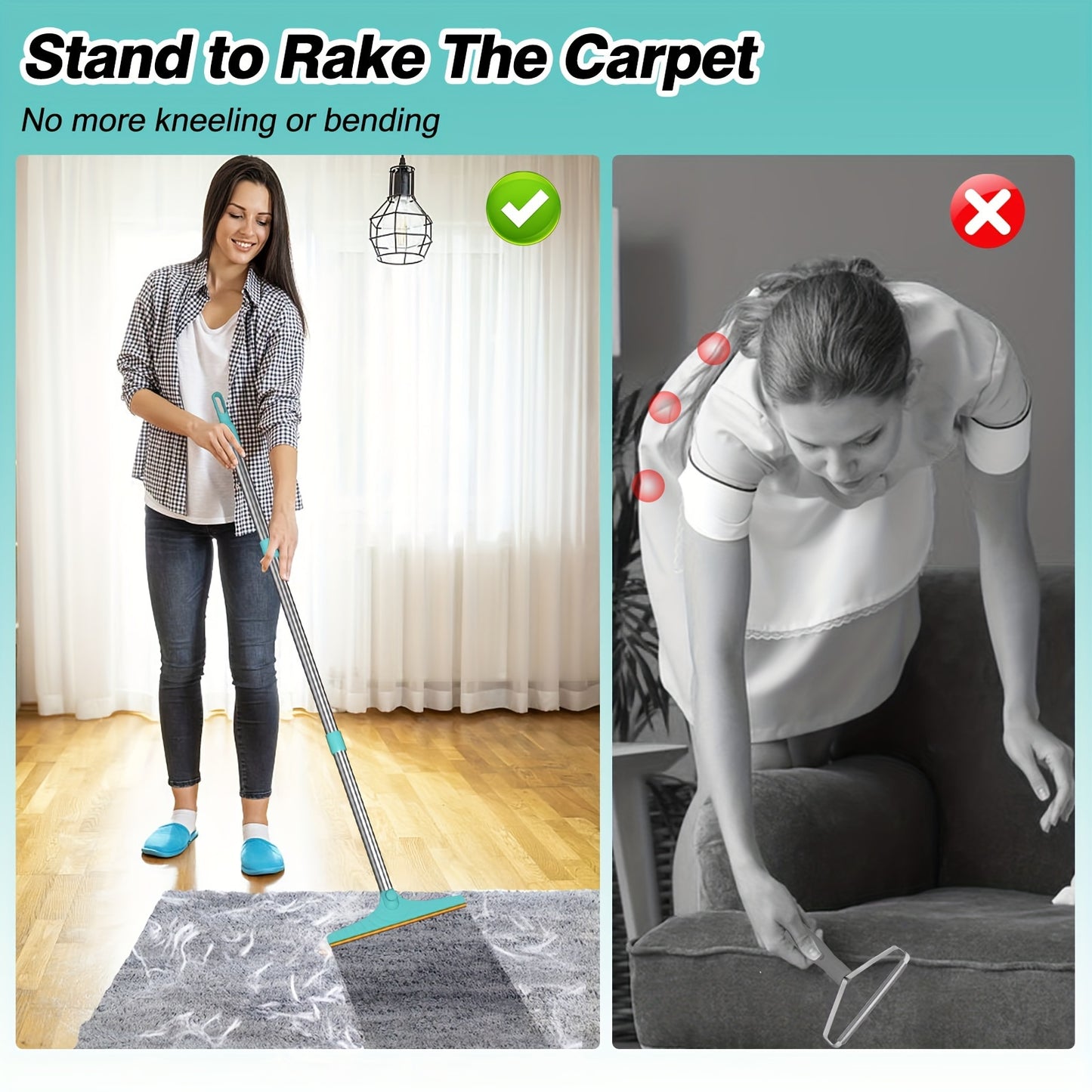 Pet Hair Out of Carpets — Without Getting on Your Knees