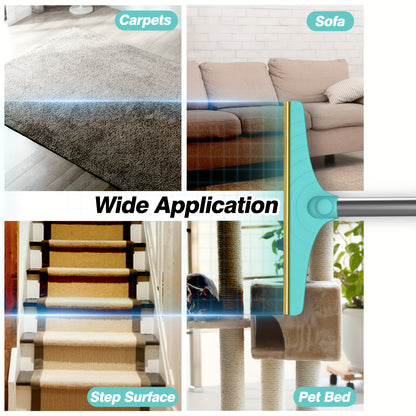 Pet Hair Out of Carpets — Without Getting on Your Knees